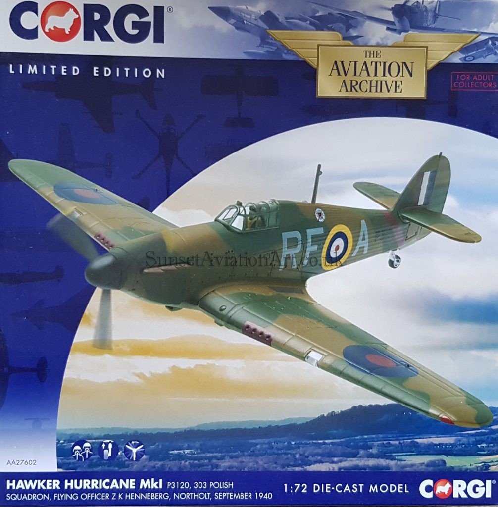 Corgi Aa Hawker Hurricane Corgi The Aviation Archive