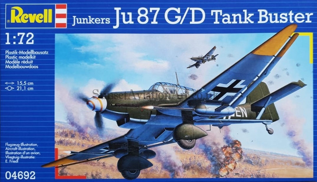 Junkers Ju G D Tank Buster R Revell Sunset Aviation Art