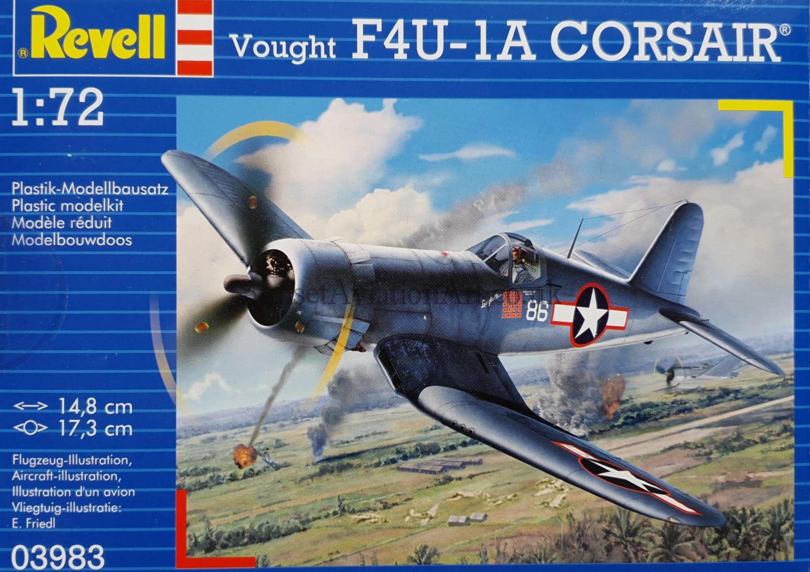 Vought F4U-1A Corsair R03983 Revell - Sunset Aviation Art