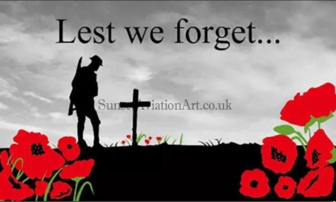 Lest We Forget Soldier With Cross, Armistice Day Flags, Poppy Day