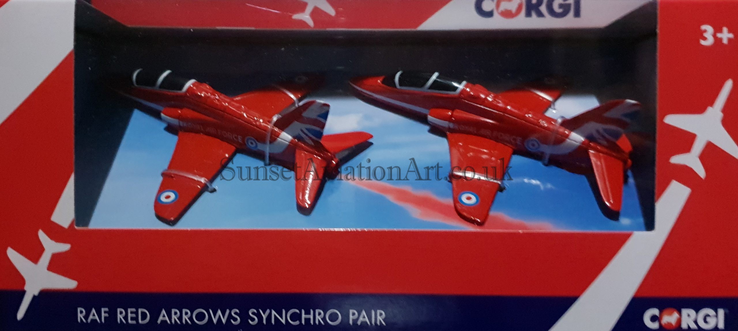red arrow synchro pair corgi showcase CS90687