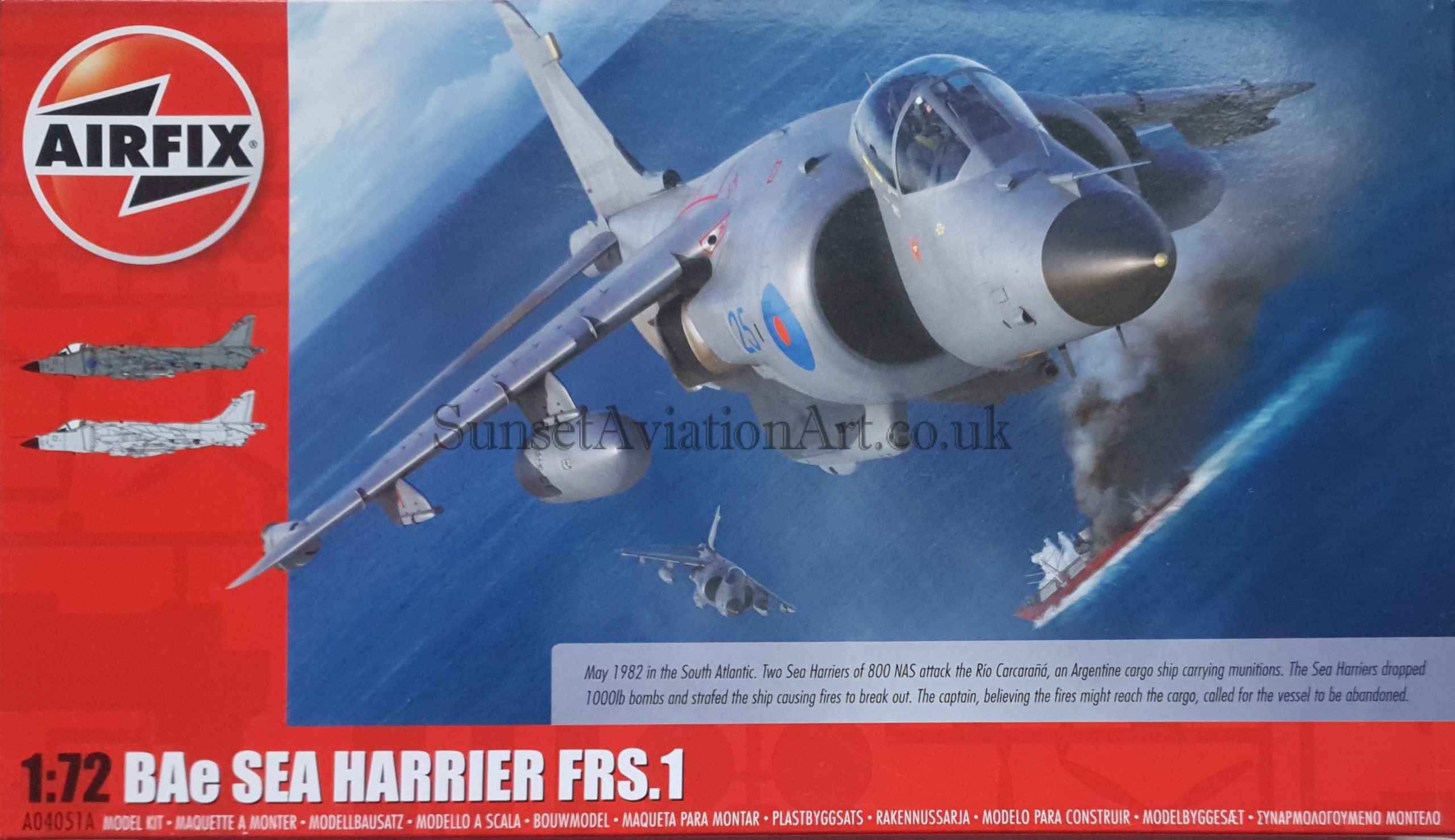 Airfix A04051A BAe Sea Harrier FRS.1 XZ459/25 HMS Hermes