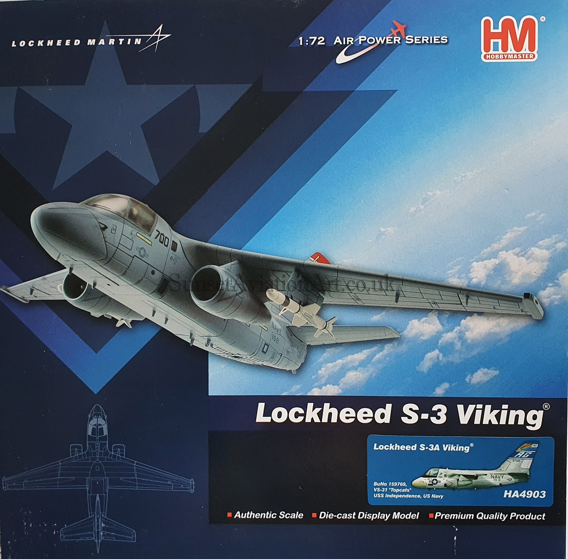 Lockheed S-3 Viking HA4903 Hobbymaster