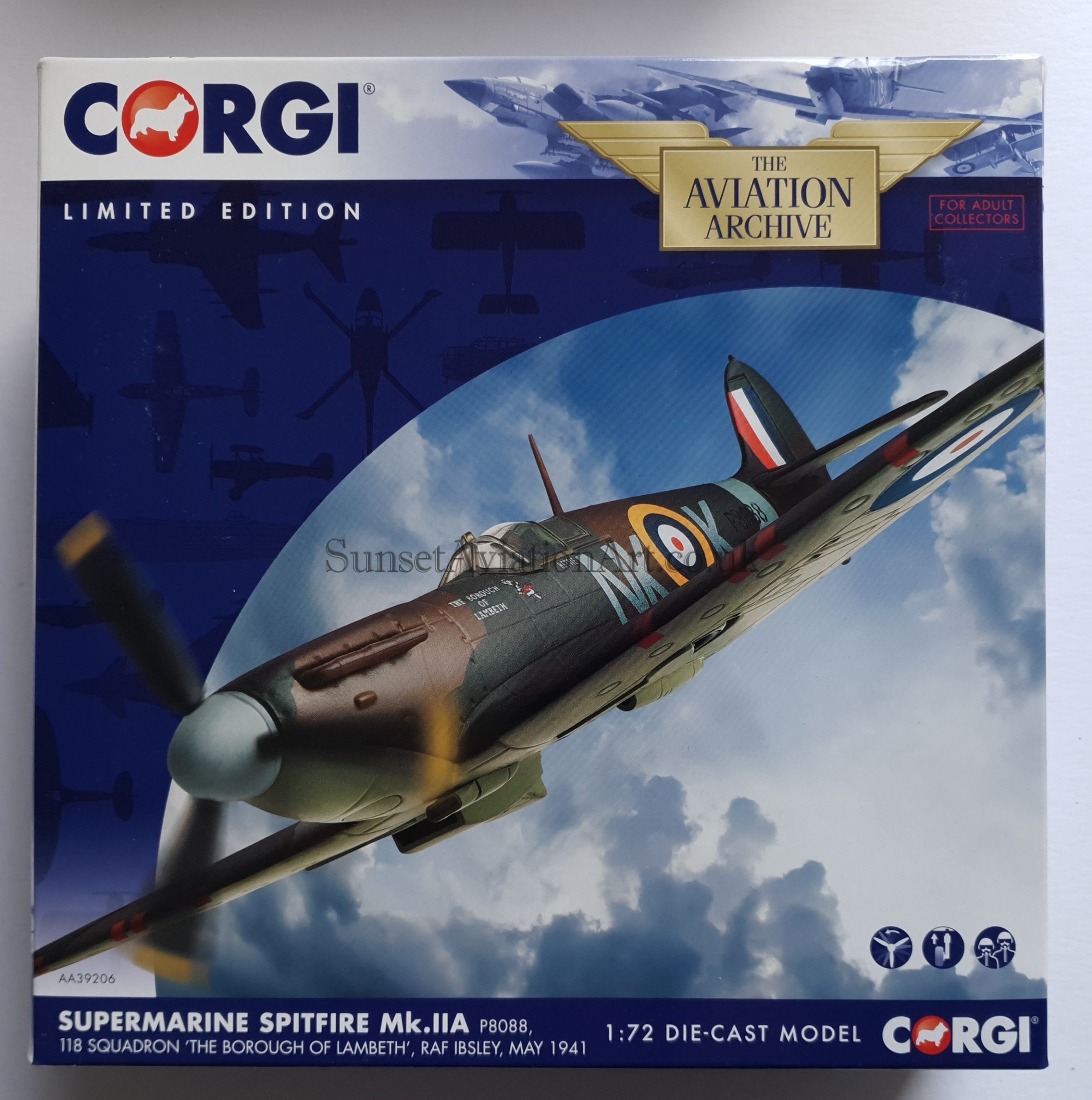 Corgi spitfire model online